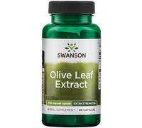 Swanson, Olive Leaf Extract, 750mg, 60 Capsules, High Strength, Soy Free, Gluten Free, Non-GMO