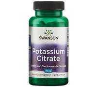 Swanson Potassium Citrate energy and cardiovascular support 120 pcs, capsule, 99 mg