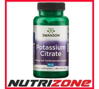 Swanson Potassium Citrate 99mg Energy Cardiovascular Support - 120 caps