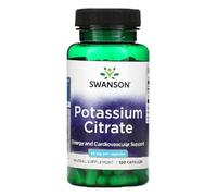 Swanson - Potassium Citrate | Bioavailable Electrolyte Support for Muscle & Nerve Function | 99mg per Capsule - 120 Capsules