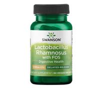 SWANSON LACTOBACILLUS RHAMNOSUS with FOS 5 billion CFU NutraFlora 60 vegan caps