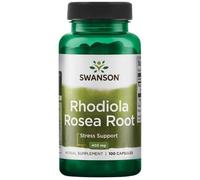 Swanson Rhodiola Stress Support 400mg Capsules - 100 Capsules