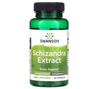 Swanson - Schizandra Extract, 500mg | Adaptogenic and Liver Support - 60 Capsules