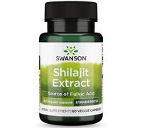 Swanson Shilajit Extract 400mg Capsules 60 Capsules