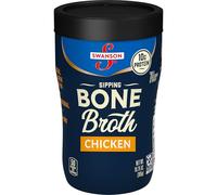 Swanson Sipping Chicken Bone Broth, 10.75 oz Microwavable Cup