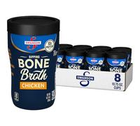Swanson Sipping Chicken Bone Broth, 10.75 oz Microwavable Cup (8 Pack)