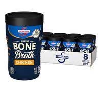 Swanson Sipping Chicken Bone Broth, 10.75 oz Microwavable Cup (8 Pack)