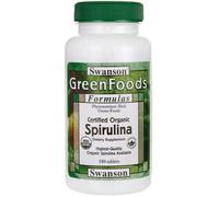 Swanson Spirulina Certified Organic - 180 tabs Free P&P