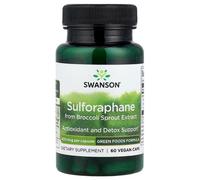 Swanson Sulforaphane From Broccoli Sprout Extract 400mcg Capsules 60 Capsules