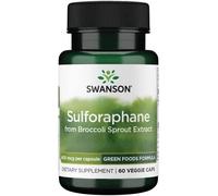 Swanson Sulforaphane From Broccoli Sprout Extract 400mcg Capsules 60 Capsules