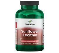 Swanson, Sunflower Lecithin, 1200mg, High Dose, 90 Softgels, Soy Free, Gluten Free, Non-GMO
