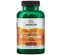 Swanson Super Stress B-Complex With Vitamin C 100 Capsules