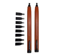 Swanson Tool Co. CP216 AlwaysSharp Refillable Mechanical Carpenter Pencil, Two Pack, with 8 More Replacement Black Graphite Tips