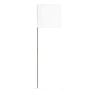 Swanson FW15100 Marking Flags, White, 100 Pack