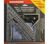 Swanson Tool Co S0101CB Speed Square Layout Tool with Blue Book and Combination Square Value Pack