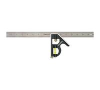 Swanson Tool TC134 16-Inch Combo Square (Cast Zinc Body, Stainless Steel Ruler and Brass Bolt)