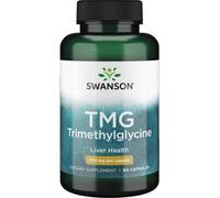 Swanson Trimethylglycine TMG Methylation 500mg Daily Wellness Support Capsules - 90 Capsules