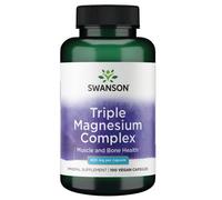 Swanson Triple Magnesium Complex Muscles and heart health 100 pcs, capsule, 400 mg