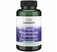 Swanson Triple Magnesium Complex Muscles and heart health 100 pcs, capsule, 400 mg