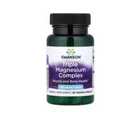 Swanson Triple Magnesium Muscle Relaxation 400mg Capsules - 30 Capsules