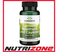 Swanson Turmeric Hawthorn and Cayenne Heart Health - 60 caps