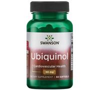 Swanson Ultra 100% Pure & Natural Ubiquinol (Kaneka QH®) 50mg 60 Softgels