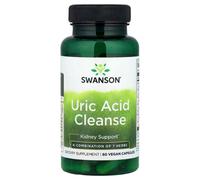 Swanson Capsules Uric Acid Cleanse – Liver & Kidney Support, 60 Vegan Caps