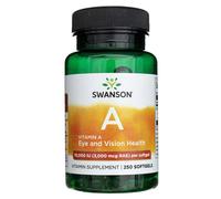 Swanson Vitamin A eye and vision health 250 pcs, softgels, 10 000 IU
