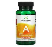 Swanson - Vitamin A 10,000 IU | Eye, Immune & Skin Health Support | Retinyl Palmitate Softgels - 250 Count