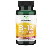Swanson Vitamin B12 500 mcg for sucking, strawberry - 250 lozenges