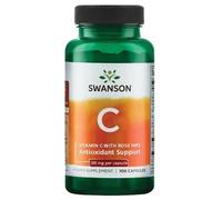 Swanson Vitamin C With Rose Hips Extract 500mg Capsules - 100