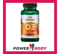 Swanson High Potency Vitamin D3 Vitamin D3 for bone and immune health 250 pcs, capsule, 1000 IU