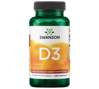 Swanson High Potency Vitamin D3 Vitamin D3 for bone and immune health 250 pcs, capsule, 2000 IU (50 mcg)