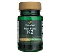 Swanson Vitamin K2 MK-7 200mcg Menaquinone-7 Bone Health 30 Softgels Natural
