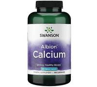 Swanson Albion Calcium 180mg Capsules 180 Capsules