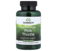 Swanson Full Spectrum Milk Thistle Milk thistle for natural liver nutrition 100 pcs, capsule, 500 mg