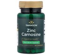Swanson Zinc Carnosine (PepZin GI) supplement for digestive health 60 pcs, capsule