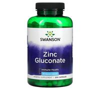 Swanson, Zinc Gluconate, 50 mg, 250 Capsules