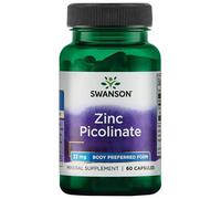 Swanson Zinc Picolinate 22mg Capsules 60 Capsules