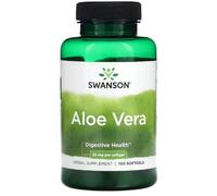Swansons Swanson - Aloe Vera, 25mg | Digestive and Skin Health - 100 Softgels