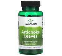 Swansons Swanson - Artichoke Leaves | Herbal Support for Liver and Digestive Health | 500mg Capsules - 60 Count