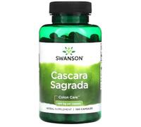 Swansons Swanson - Cascara Sagrada, 450mg | Digestive and Colon Health - 100 Capsules