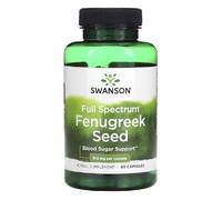 Swansons Swanson - Fenugreek Seed | Traditional Herbal Support for Digestion & Nutrient Metabolism | 610mg per Capsule - 90 Capsules