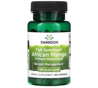 Swansons Swanson - Full Spectrum African Mango | Herbal Support for Metabolism and Weight Management | 400mg Capsules - 60 Count