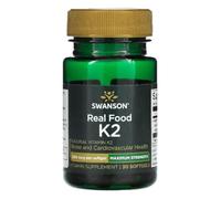 Swansons Swanson - Natural Vitamin K2 200mcg (MK-7 from Natto) | Bone & Arterial Health Support | 30 Softgels