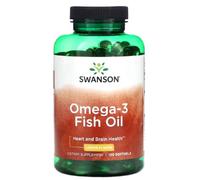 Swansons Swanson - Omega-3 Fish Oil with Lemon Flavor | Heart, Brain & Joint Support | 1000mg - 150 Softgels