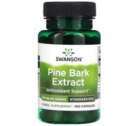 Swansons Swanson - Pine Bark Extract, 50mg | Antioxidant and Circulatory Support - 100 Capsules
