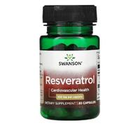 Swansons Swanson - Resveratrol 100mg | Natural Polyphenol from Japanese Knotweed | Cell Protection & Healthy Aging Support - 30 Capsules
