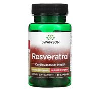Swansons Swanson - Resveratrol 250mg | Antioxidant Support for Cellular Protection & Healthy Aging | 30 Capsules