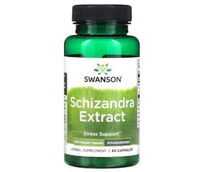 Swansons Swanson - Schizandra Extract, 500mg | Adaptogenic and Liver Support - 60 Capsules